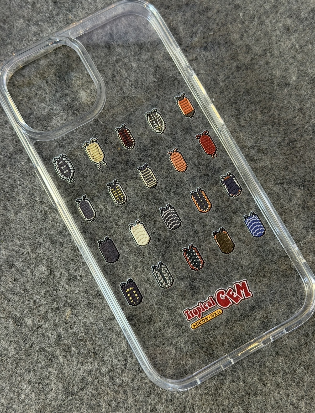 ワラジムシダンゴムシiPhoneケース ［iPhone15用］