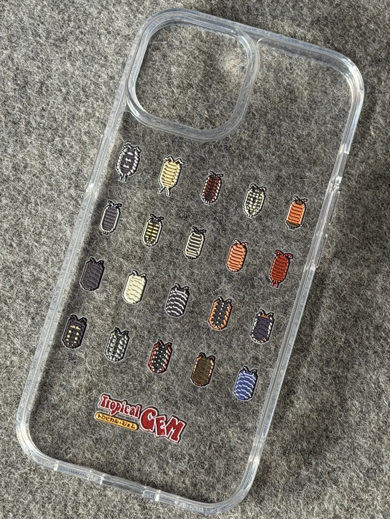 ワラジムシダンゴムシiPhoneケース ［iPhone15用］