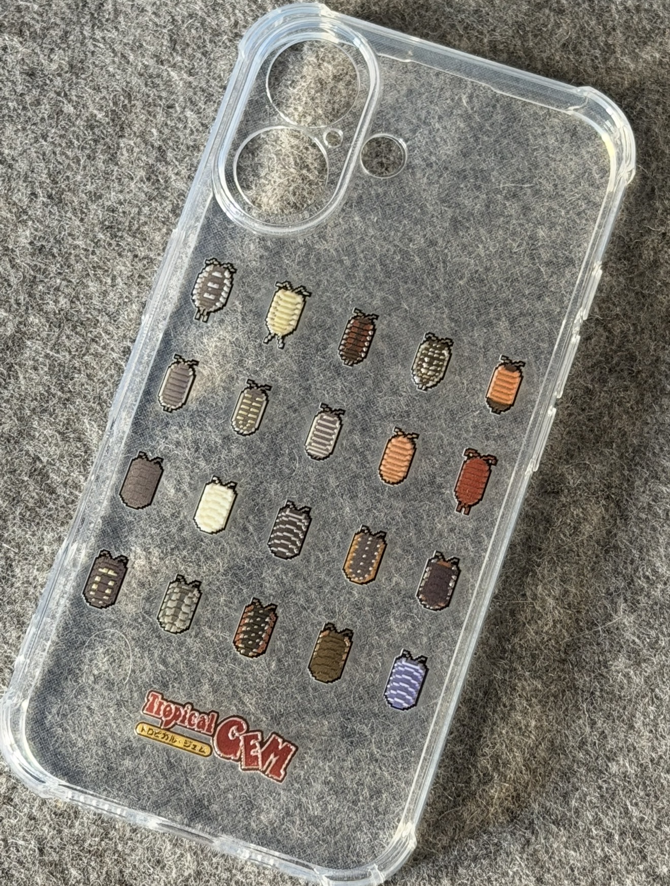 ワラジムシダンゴムシiPhoneケース ［iPhone16用］