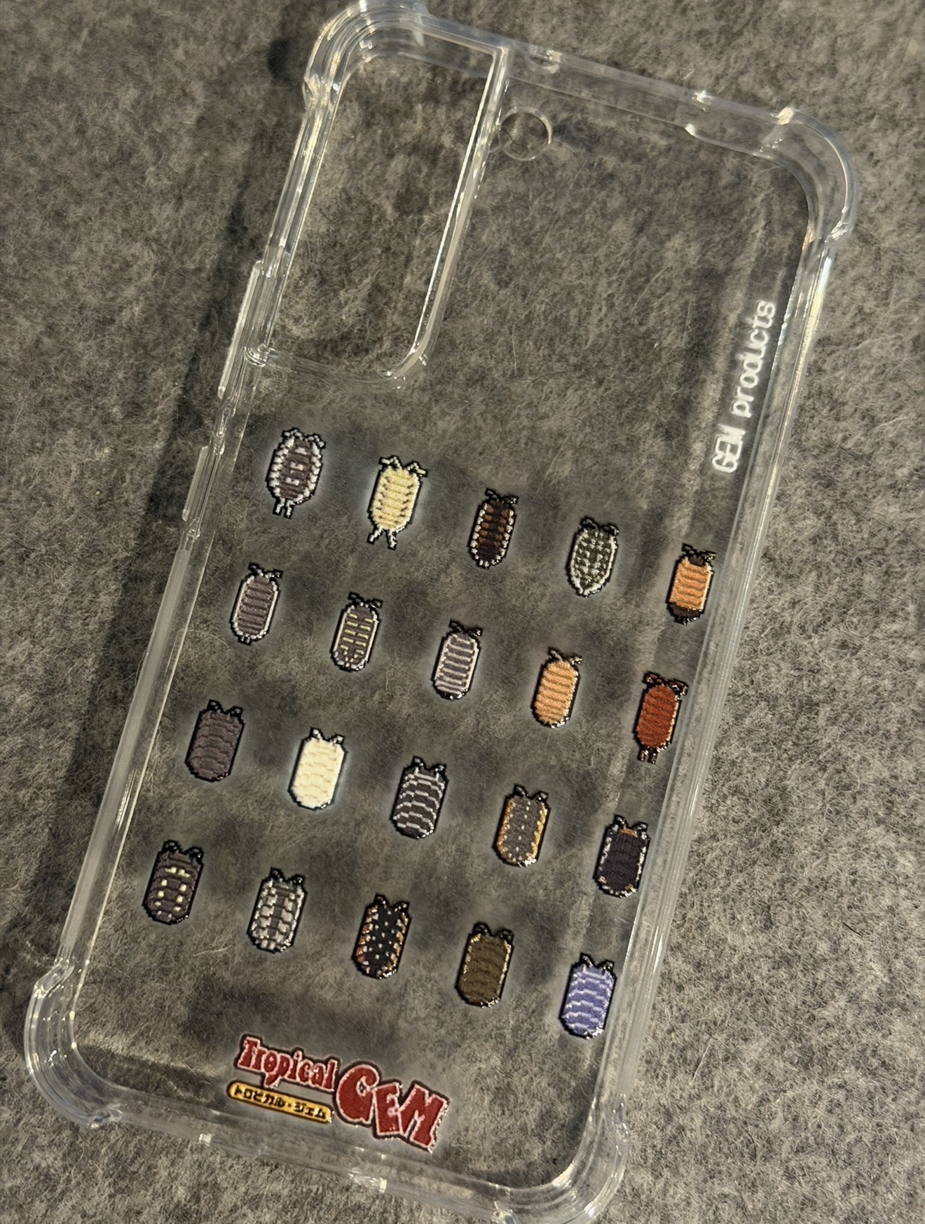 ワラジムシダンゴムシスマートホンケース ［Galaxy S22用］