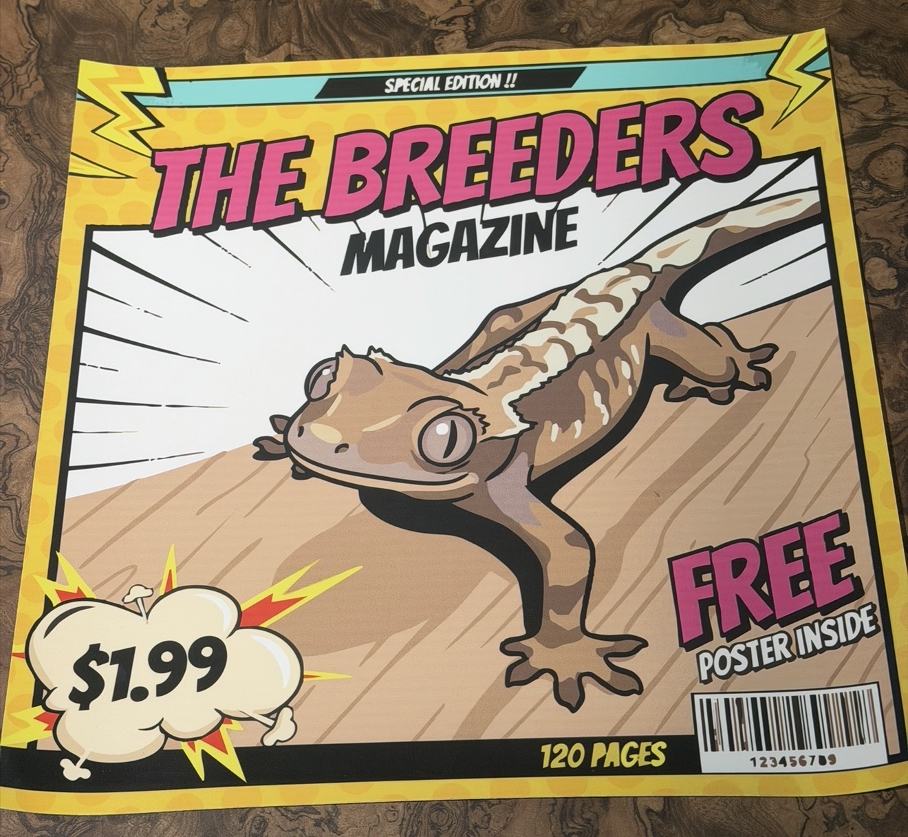 クレステッドゲッコータペストリー MAGAZINE